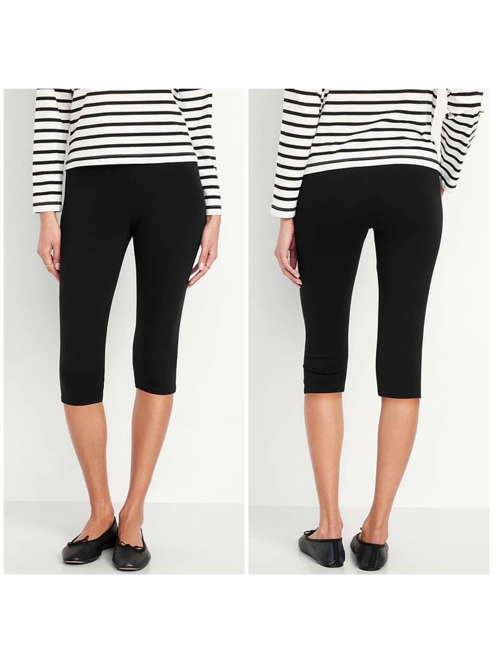 H&M Basic Black Capris